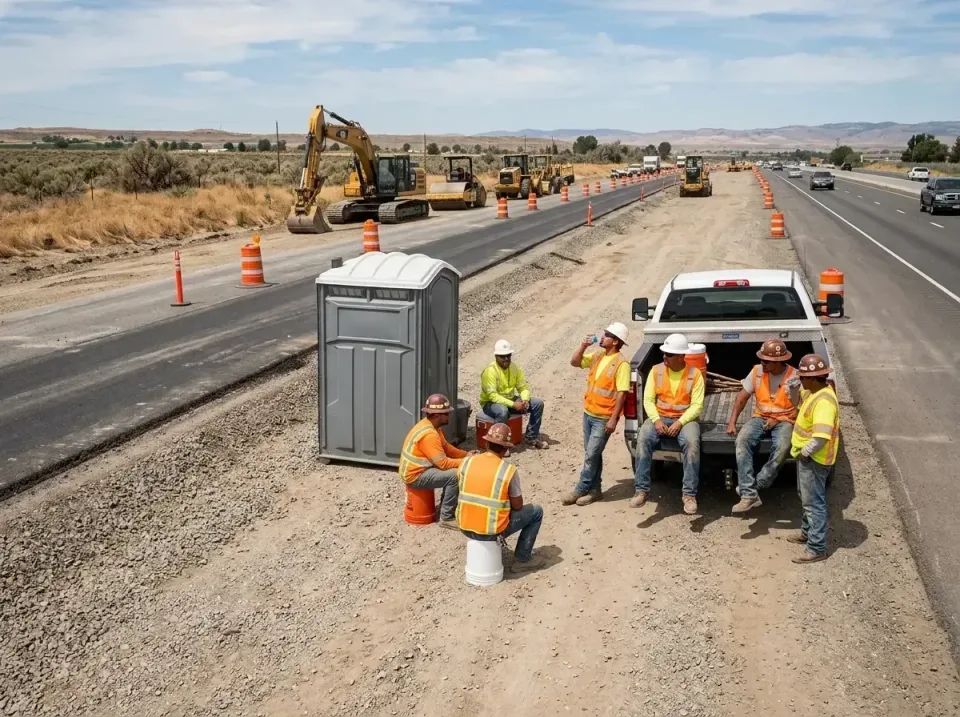 highway-road-construction-crew-007 — frequently asked questions, Porta Potty and Restroom Rentals in Coconut Creek, FL